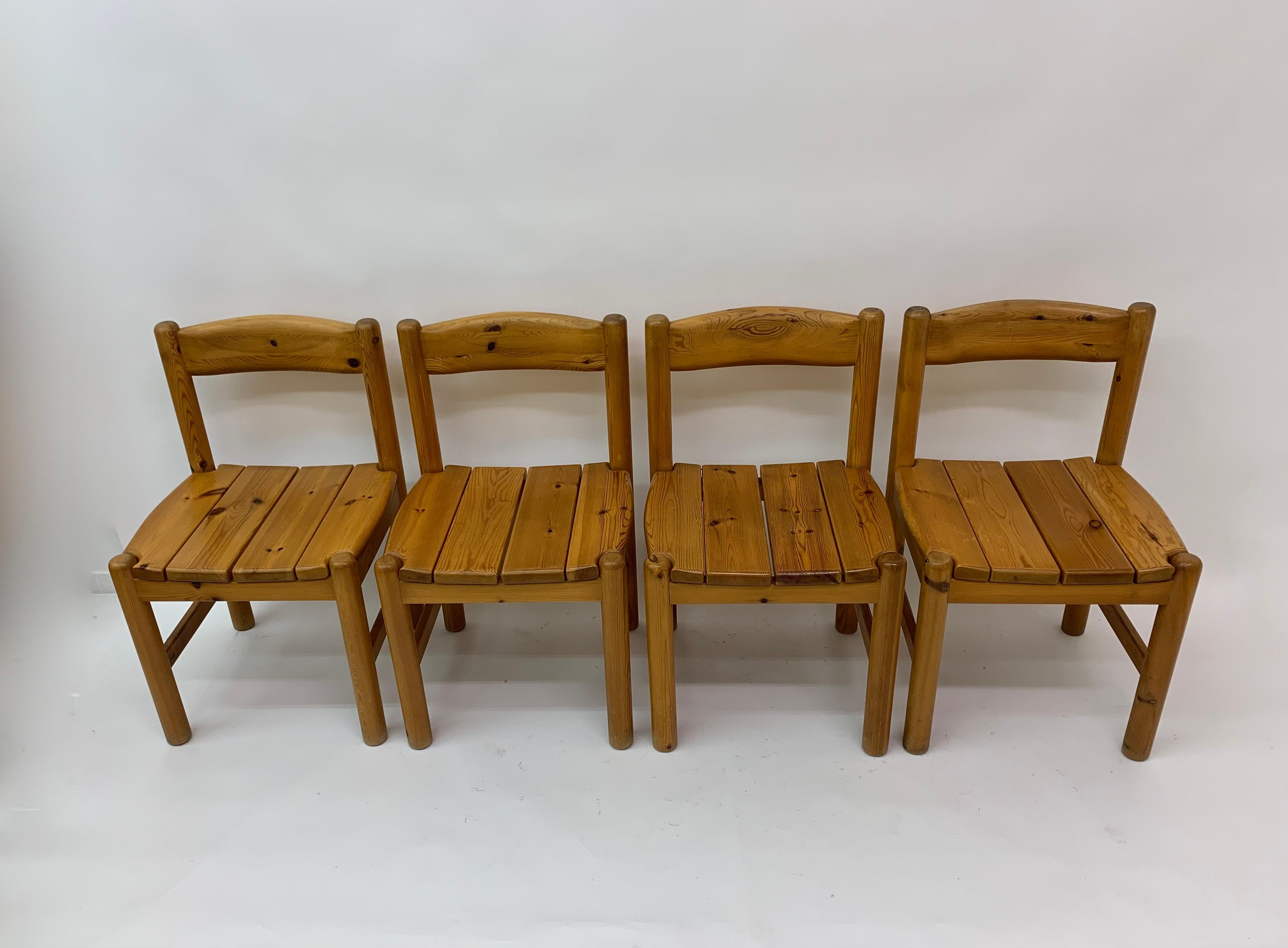Set of 4 Rainer Daumiller dining chairs, 1970’s For Sale 2