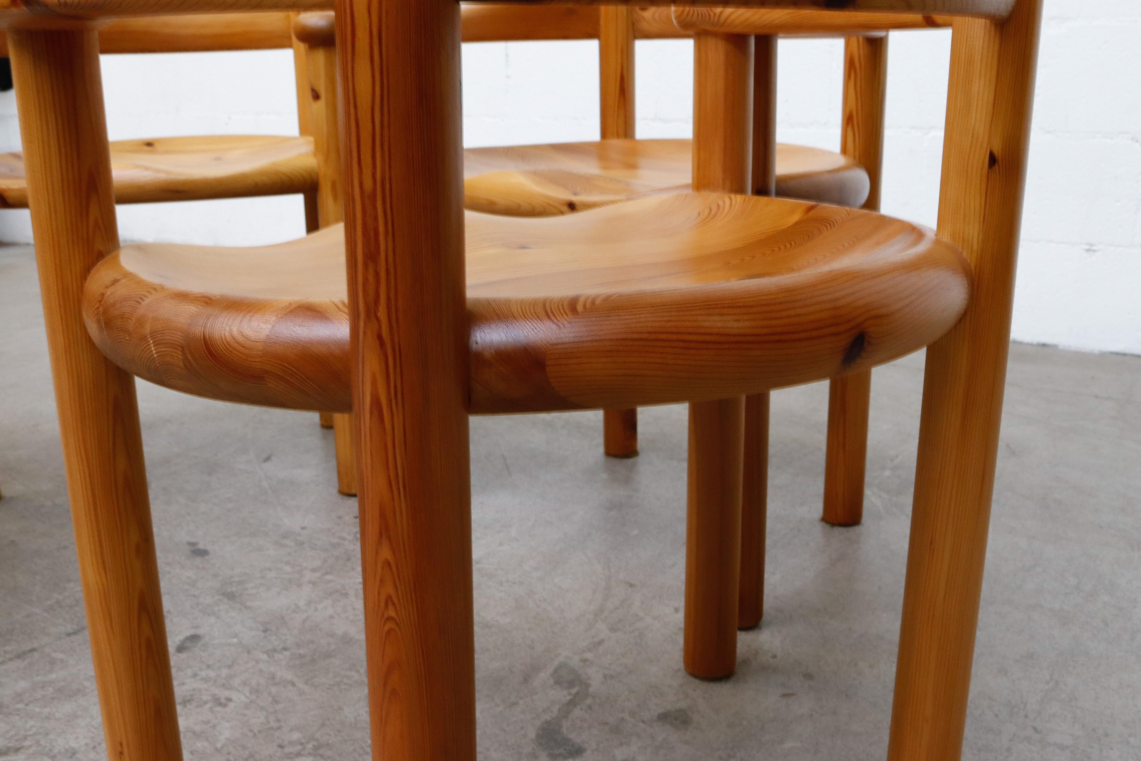 Pine Set of 4 Rainer Daumiller Dining Chairs for Hirtshals Savvaerk