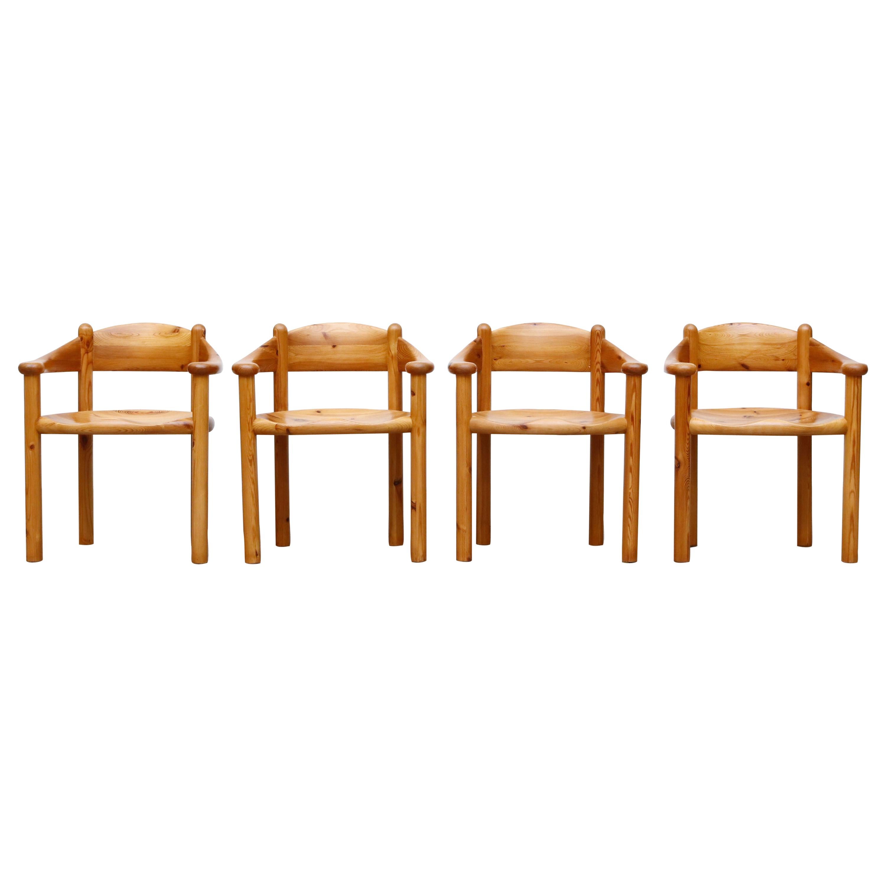 Set of 4 Rainer Daumiller Dining Chairs for Hirtshals Savvaerk