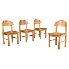 Set of 4 Rainer Daumiller Dining Chairs in Pine for Hirtshals Sawmill, Denmark