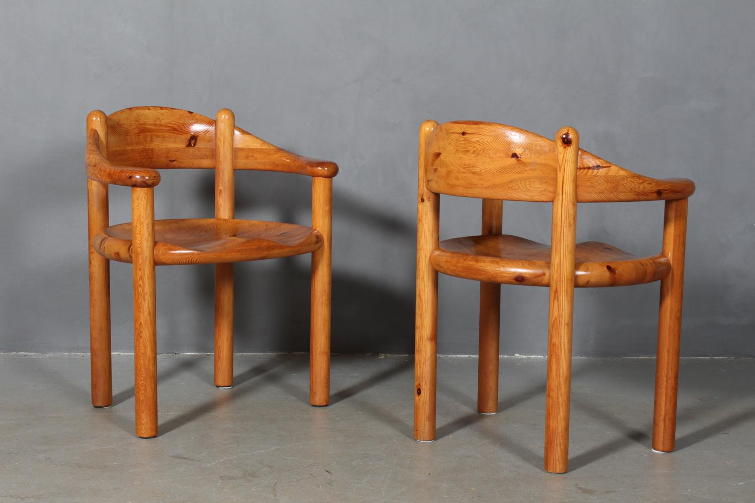 Scandinavian Modern Set of 4 Rainer Daumiller for Hirtshals Savvaerk Dining Chairs