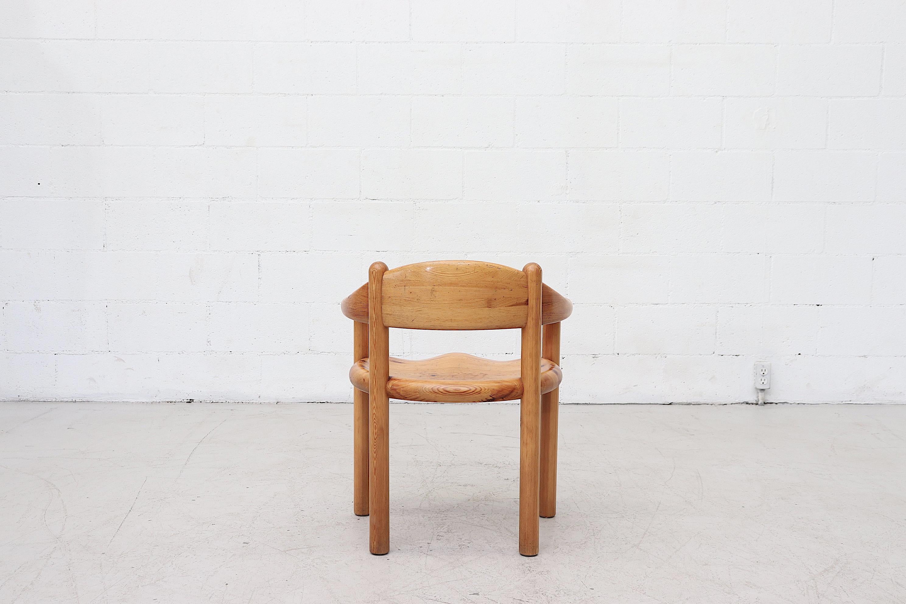Pine Set of 4 Rainer Daumiller for Hirtshals Savvaerk Dining Chairs