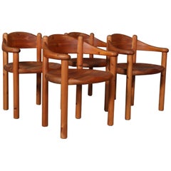 Set of 4 Rainer Daumiller for Hirtshals Savvaerk Dining Chairs