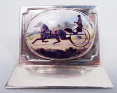 Set of 4 Raj Indian Place Card Holders with Western Modes of Transport