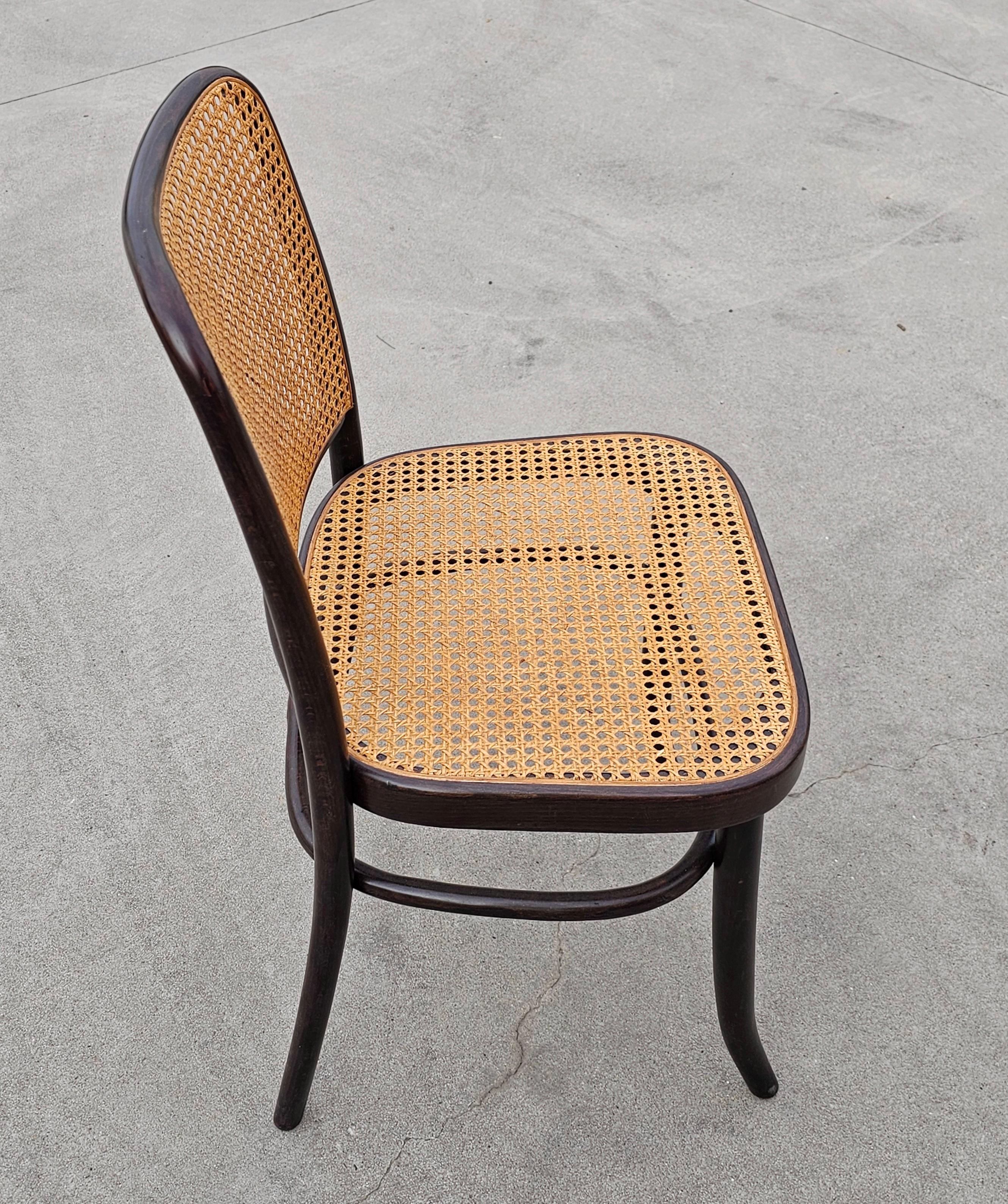 Set of 4 Rare Dining Chairs by Josef Hoffmann for Mundus, Yugoslavia, 1960s In Excellent Condition In Beograd, RS