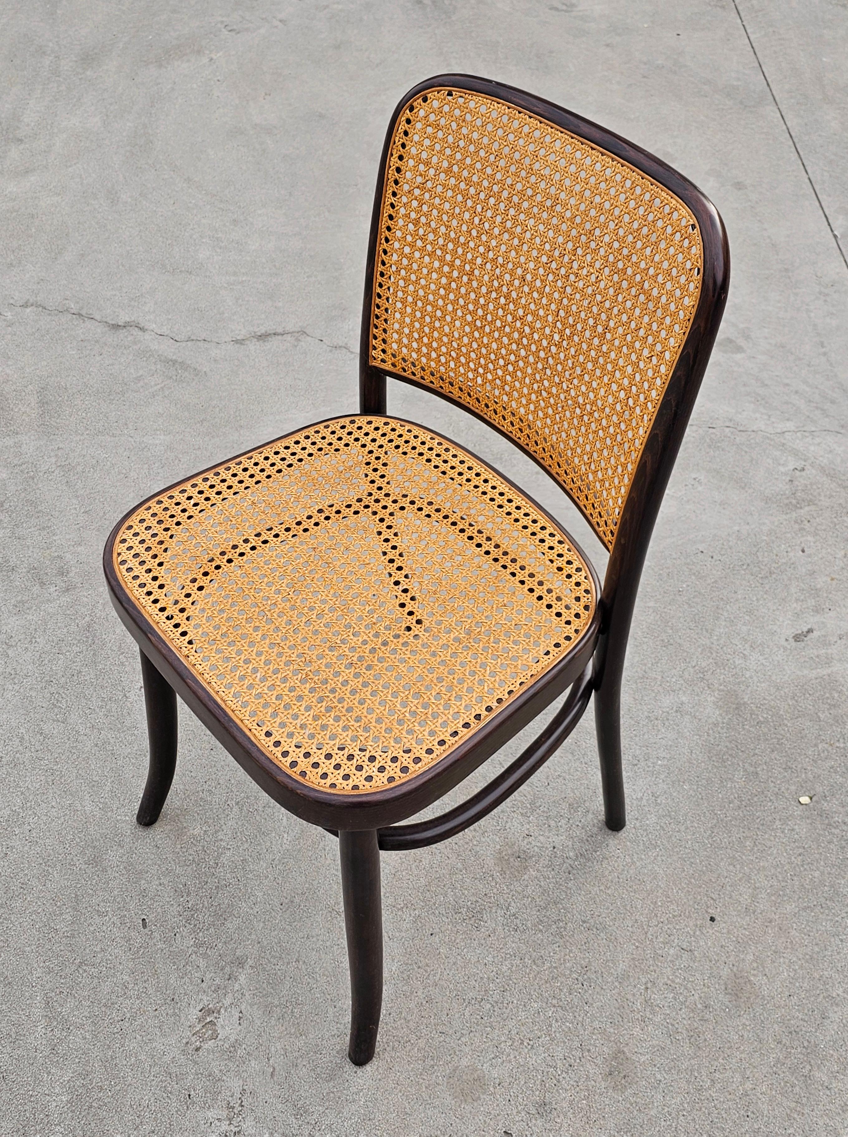 Set of 4 Rare Dining Chairs by Josef Hoffmann for Mundus, Yugoslavia, 1960s 1