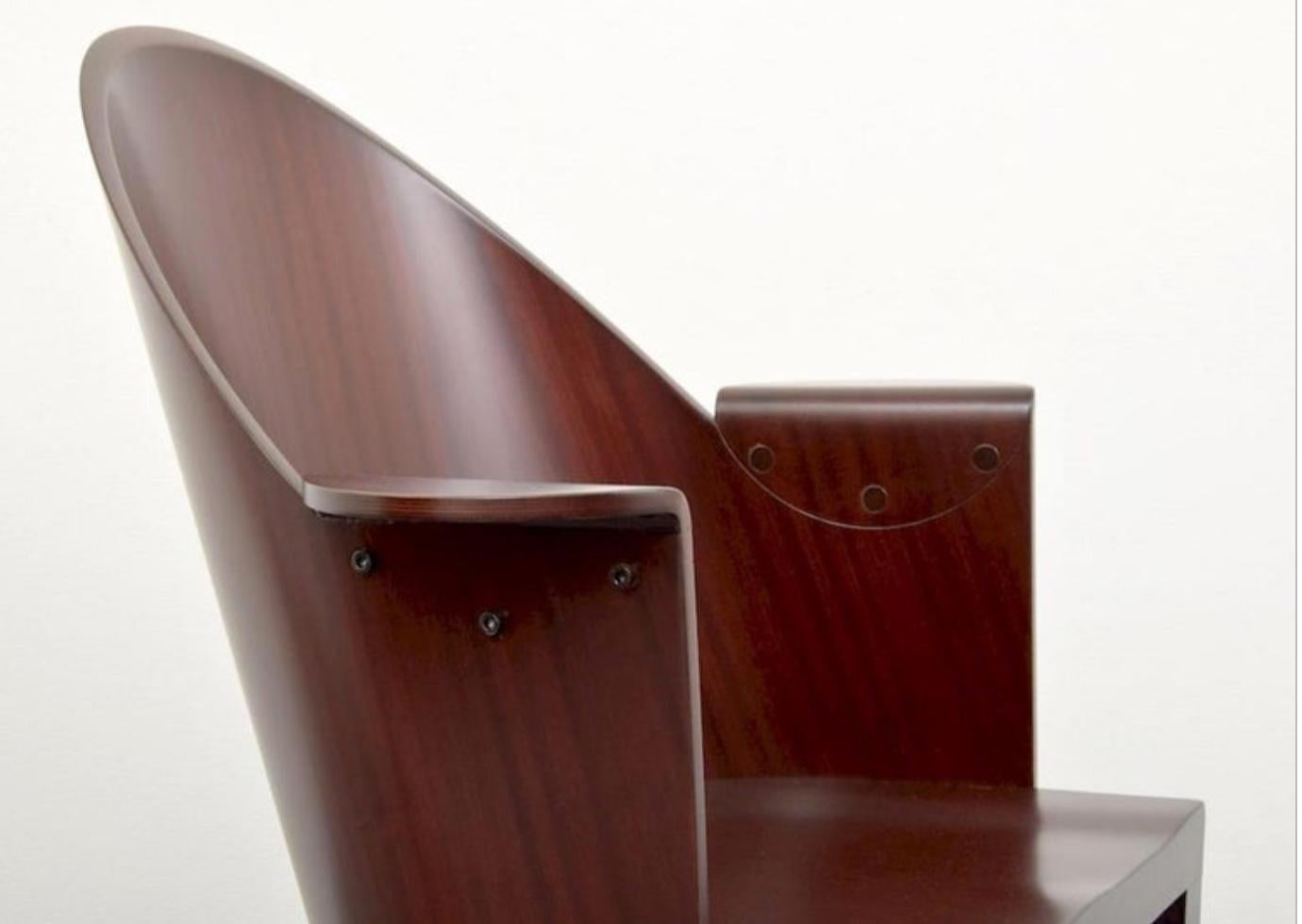 Aluminium Ensemble rare de 4 chaises Philippe Starck de l'hôtel Royalton, NYC en vente