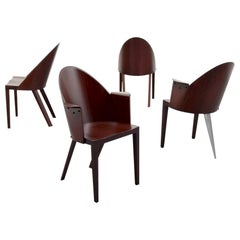 Vintage 4 Rare Philippe Starck Chairs from the Royalton Hotel, NYC