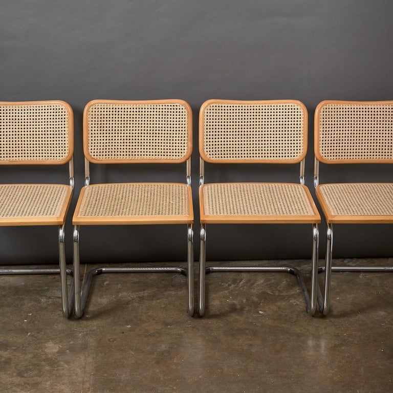 Set of 4 Rattan Cesca Chairs at 1stDibs