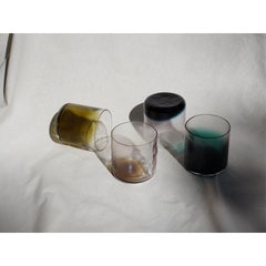 Set Of 4 Raw Forrest Glassware by Milena Kling