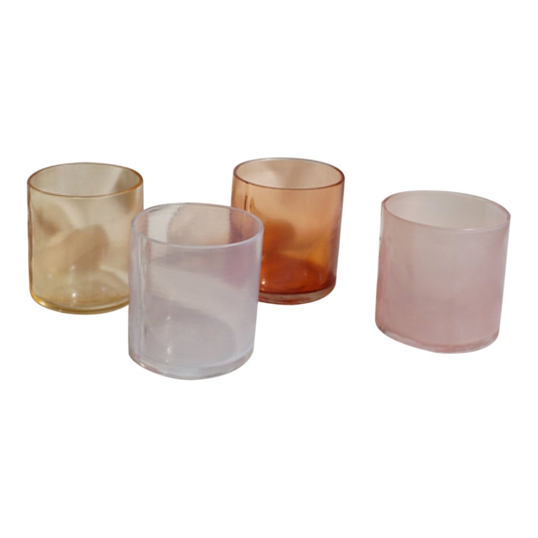 Juego de 4 copas Raw Sunrise by Milena Kling en venta