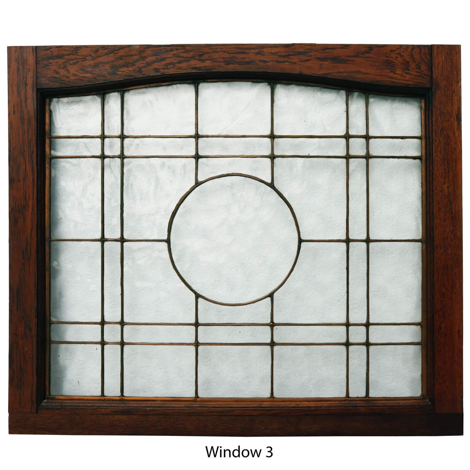 English Set of 4 Reclaimed Copperlight Windows For Sale