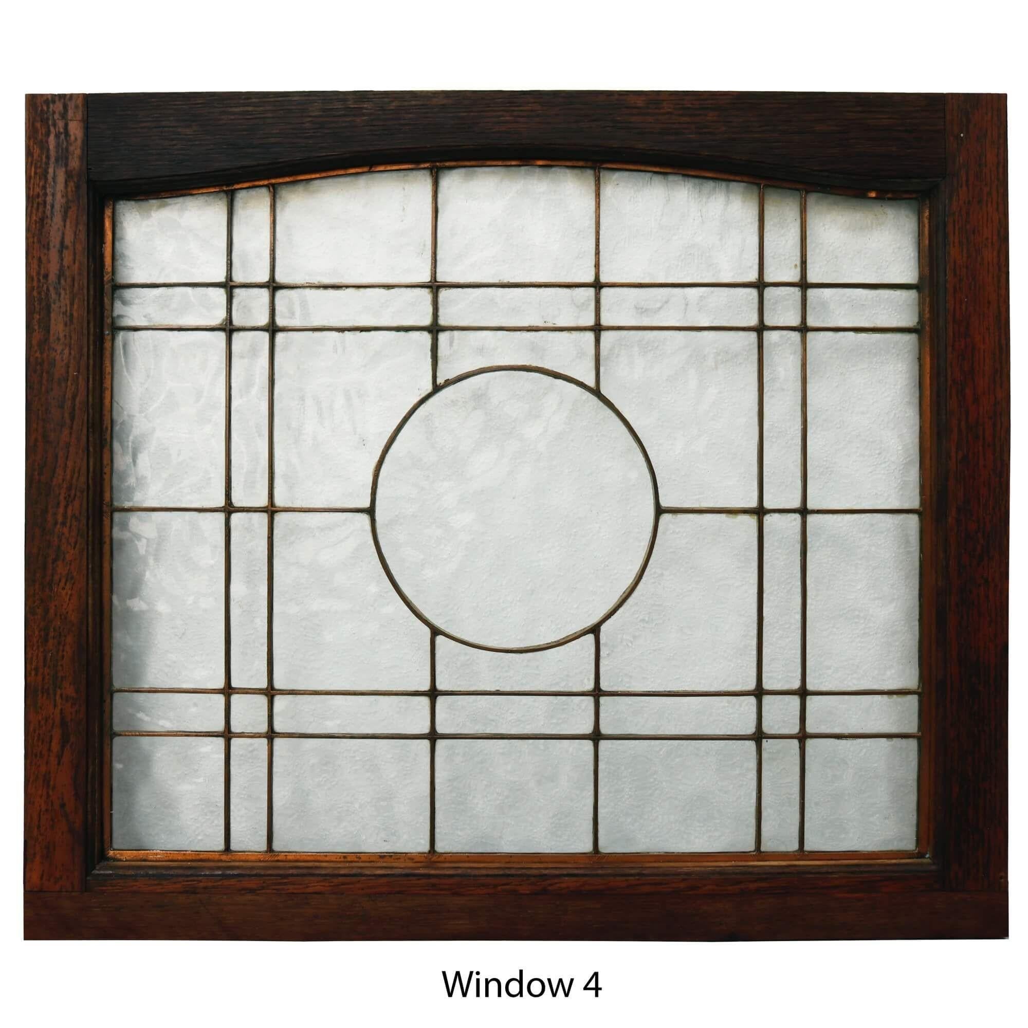 20th Century Set of 4 Reclaimed Copperlight Windows For Sale