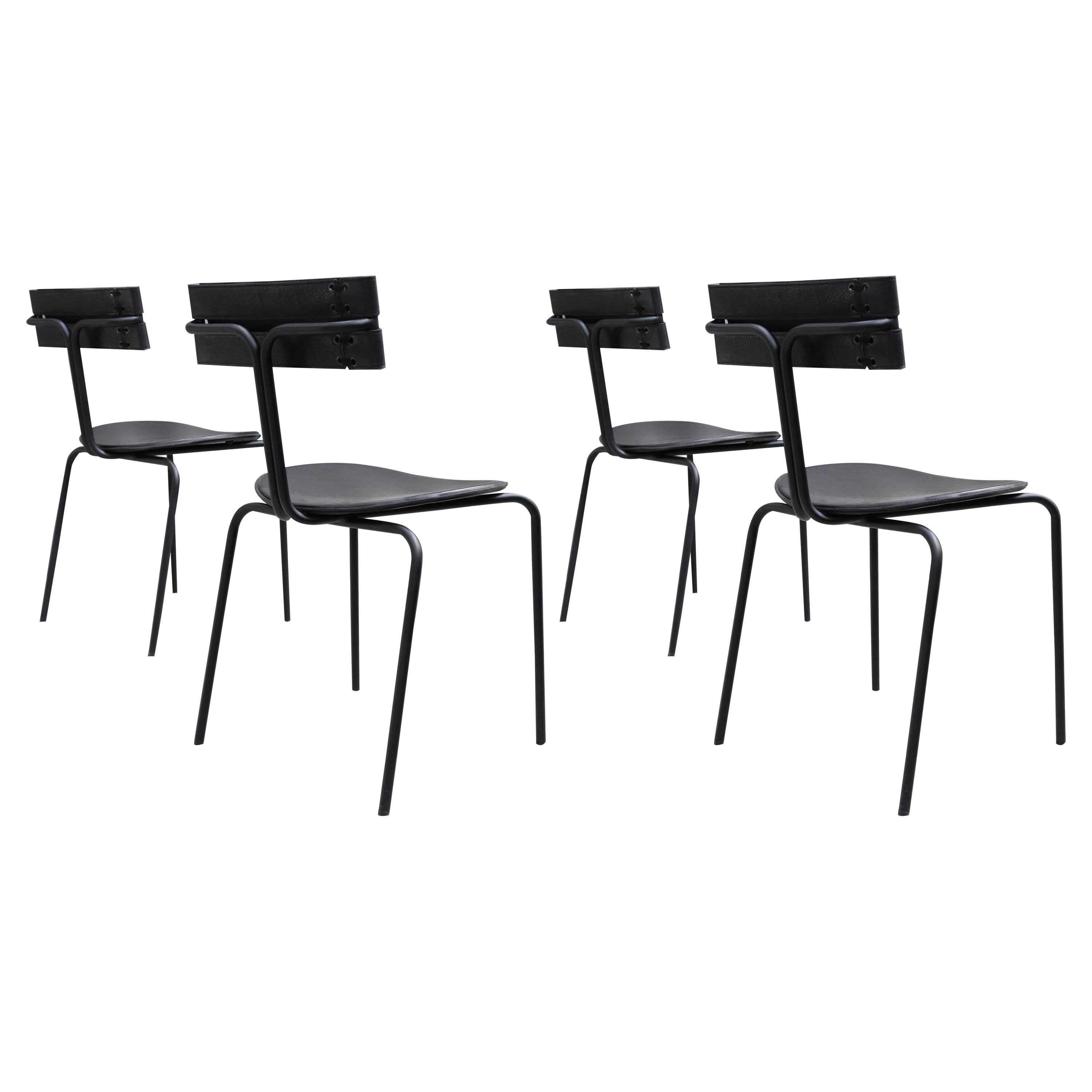 Set of 4 Rendez-Vous Chairs by Part Studio Atelier For Sale