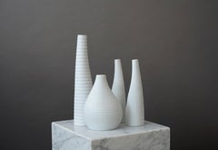 Set of 4 'Reptil' Vases by Stig Lindberg for Gustavsberg Studio, Sweden, 1953