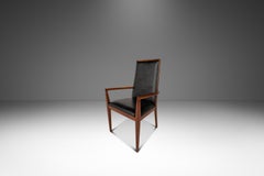 Ensemble de 4 chaises restaurées en noyer, Milo Baughman pour Dillingham, A.I.C., c. années 1960