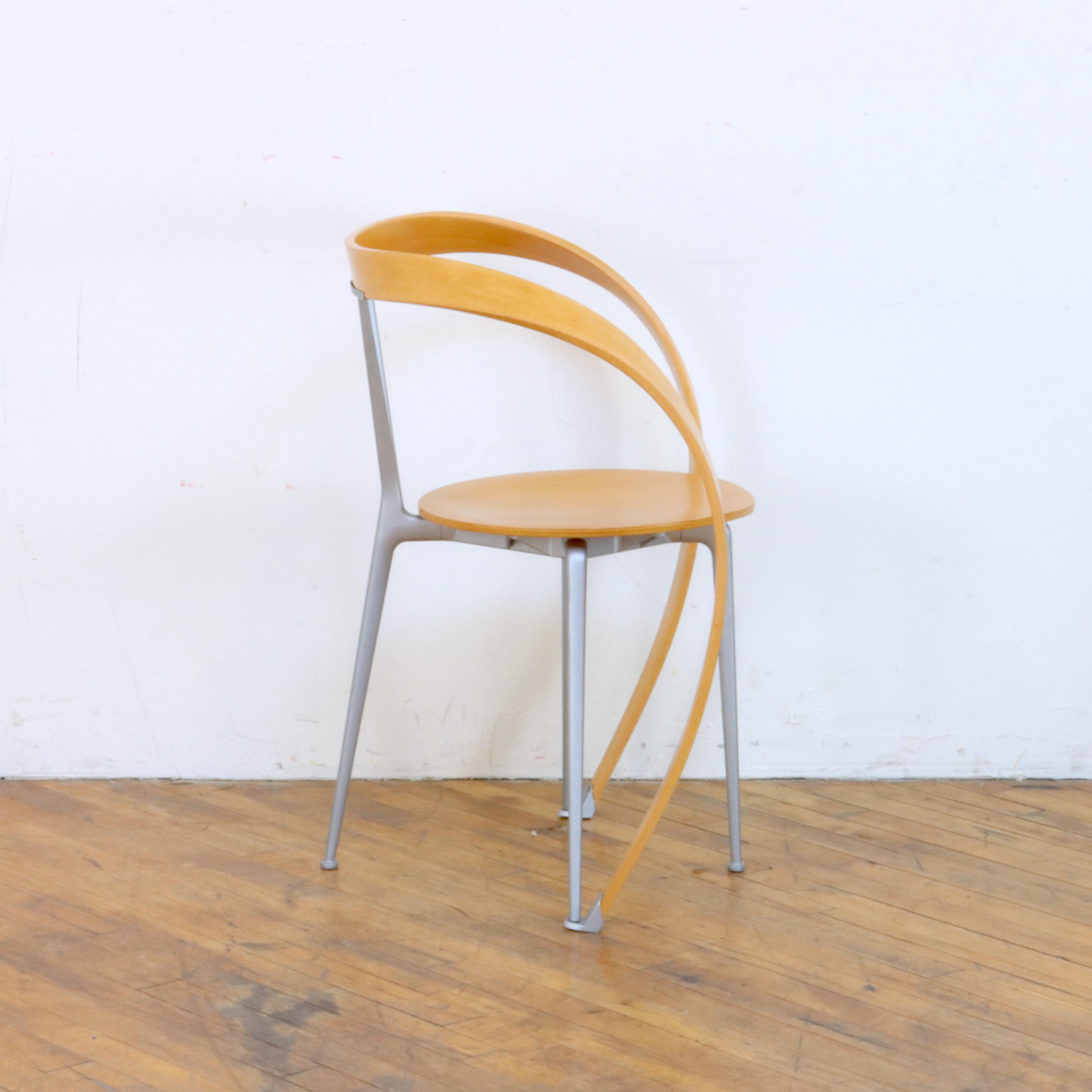 Moulé Ensemble de 4 chaises Revers d'Andrea Branzi pour Cassina en vente