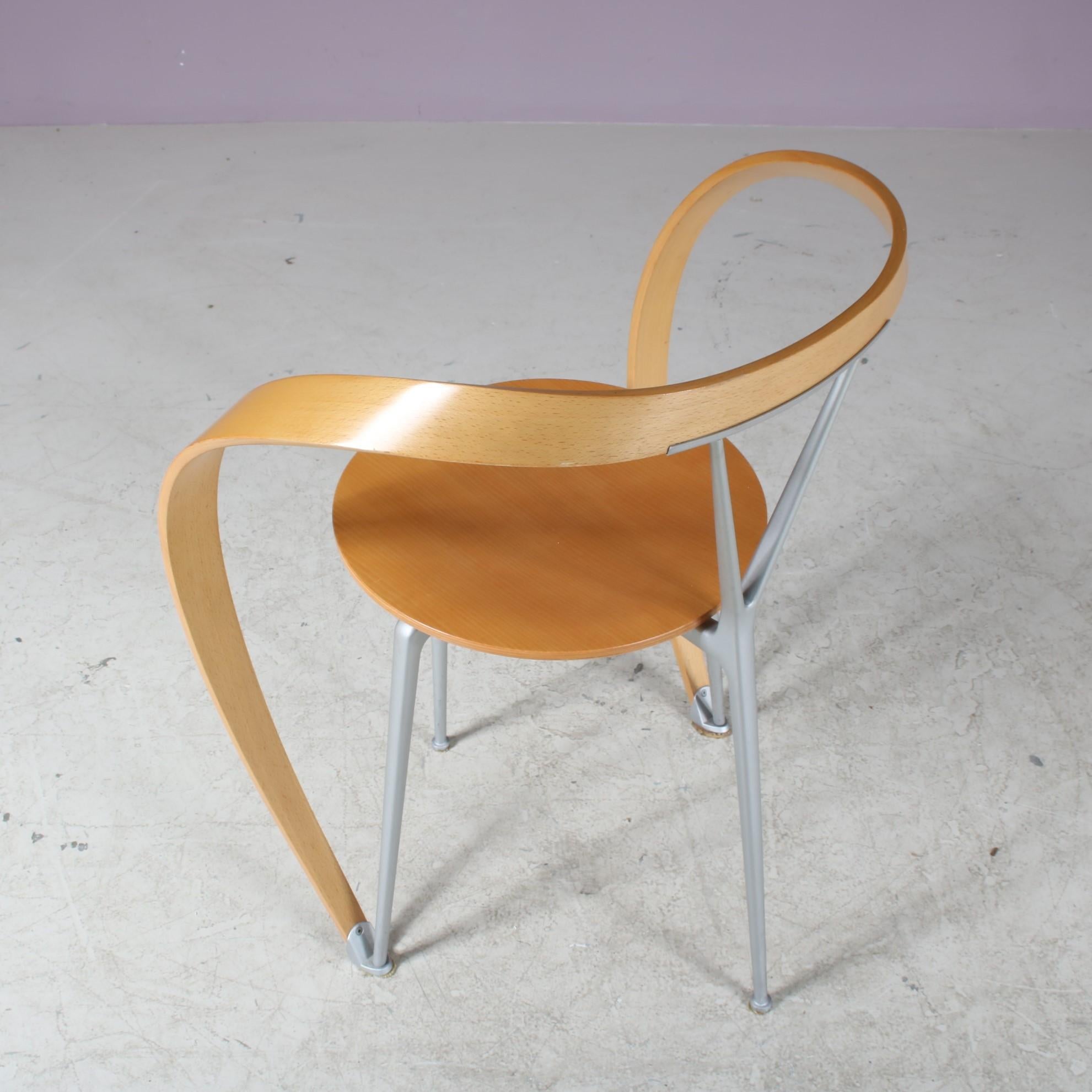Set of 4 “Revers” Chairs by Andrea Branzi for Cassina, Italy 1990 For Sale 5