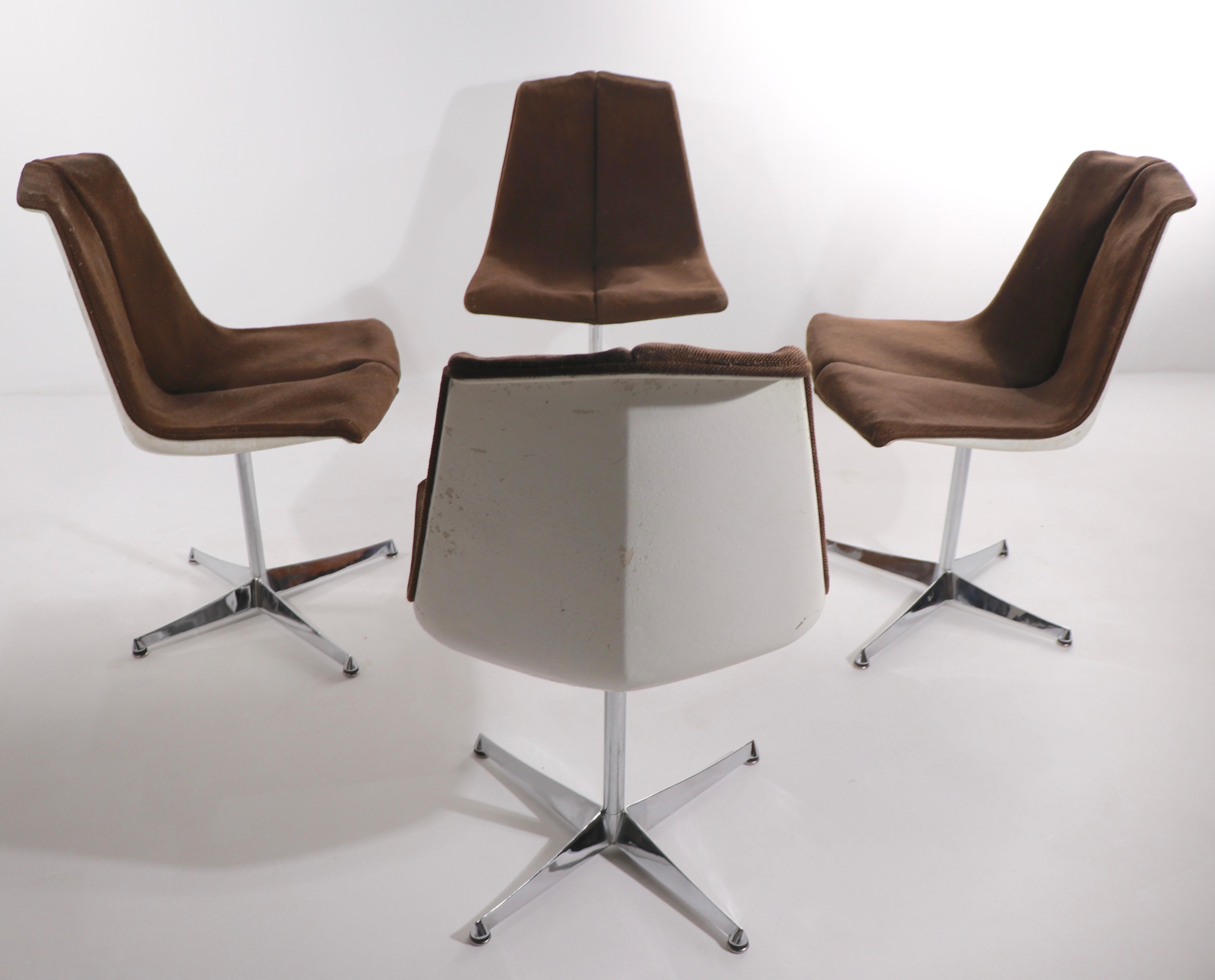 Set of 4 Richard Schultz Chairs for Knoll 6