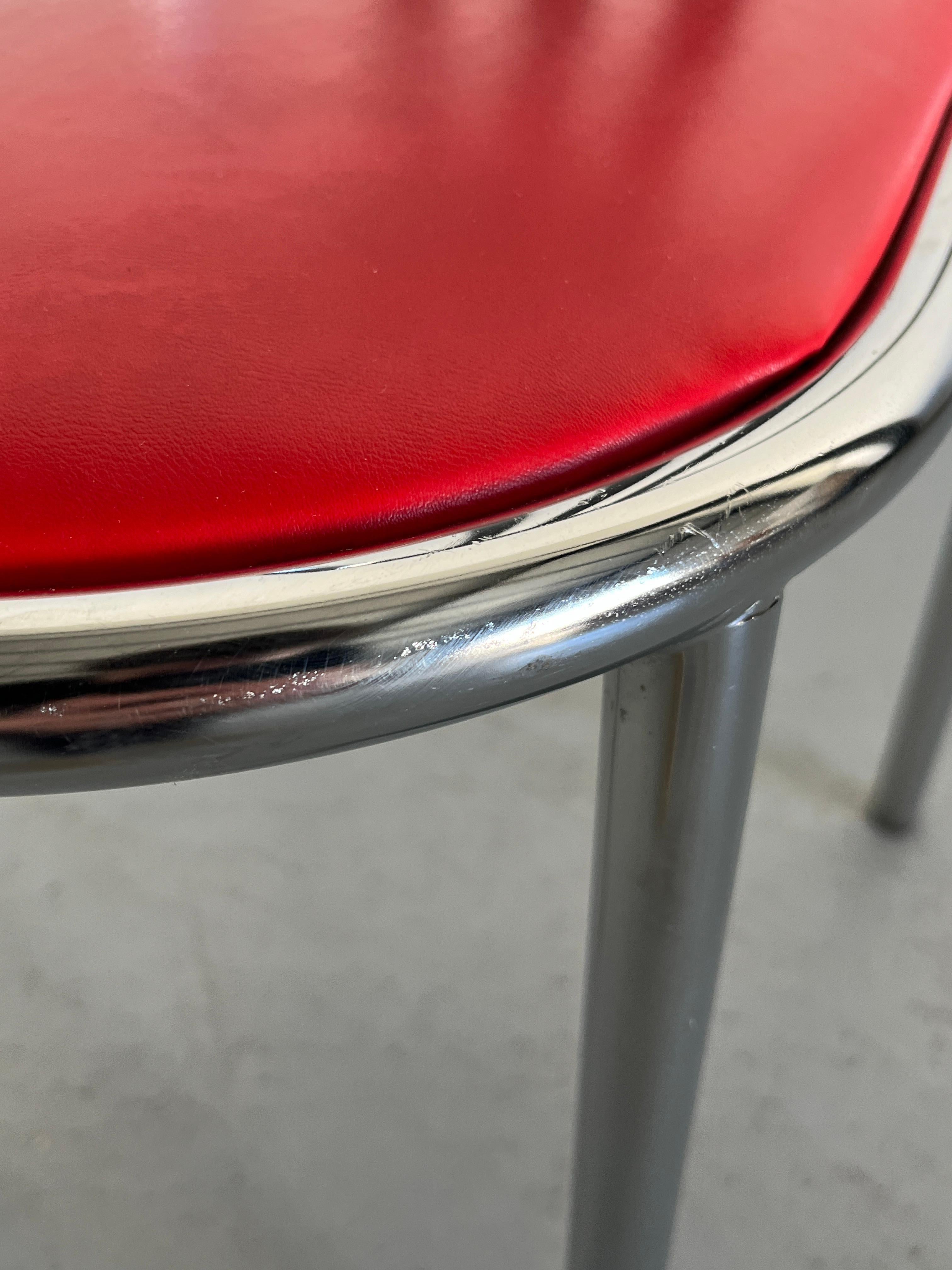 Ensemble de 4 chaises empilables modèle n° 222 de Robert Mallet-Stevens, Pallucco Italia en vente 9