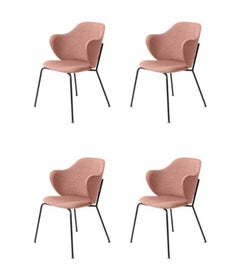 Set of 4 Rose Remix Lassen Chairs by Lassen