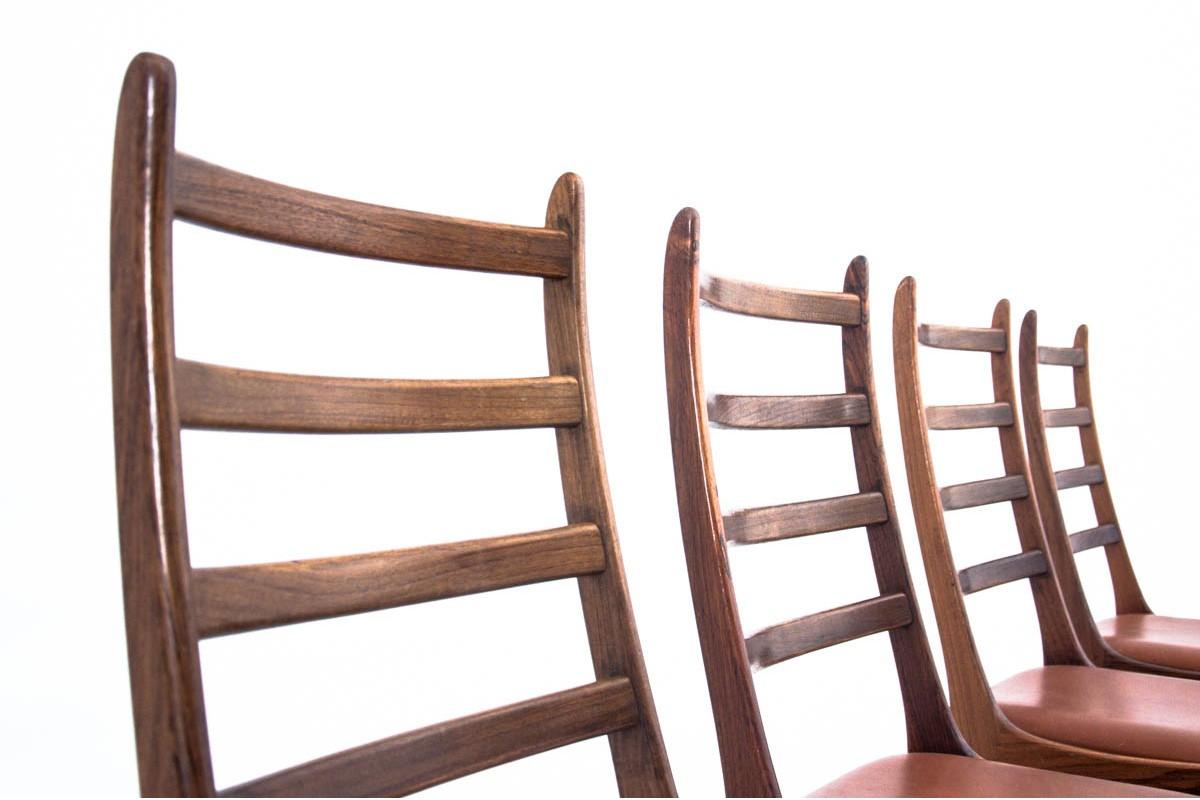 Set of 4 Rosewood Chairs, Danish Design, 1960s 4