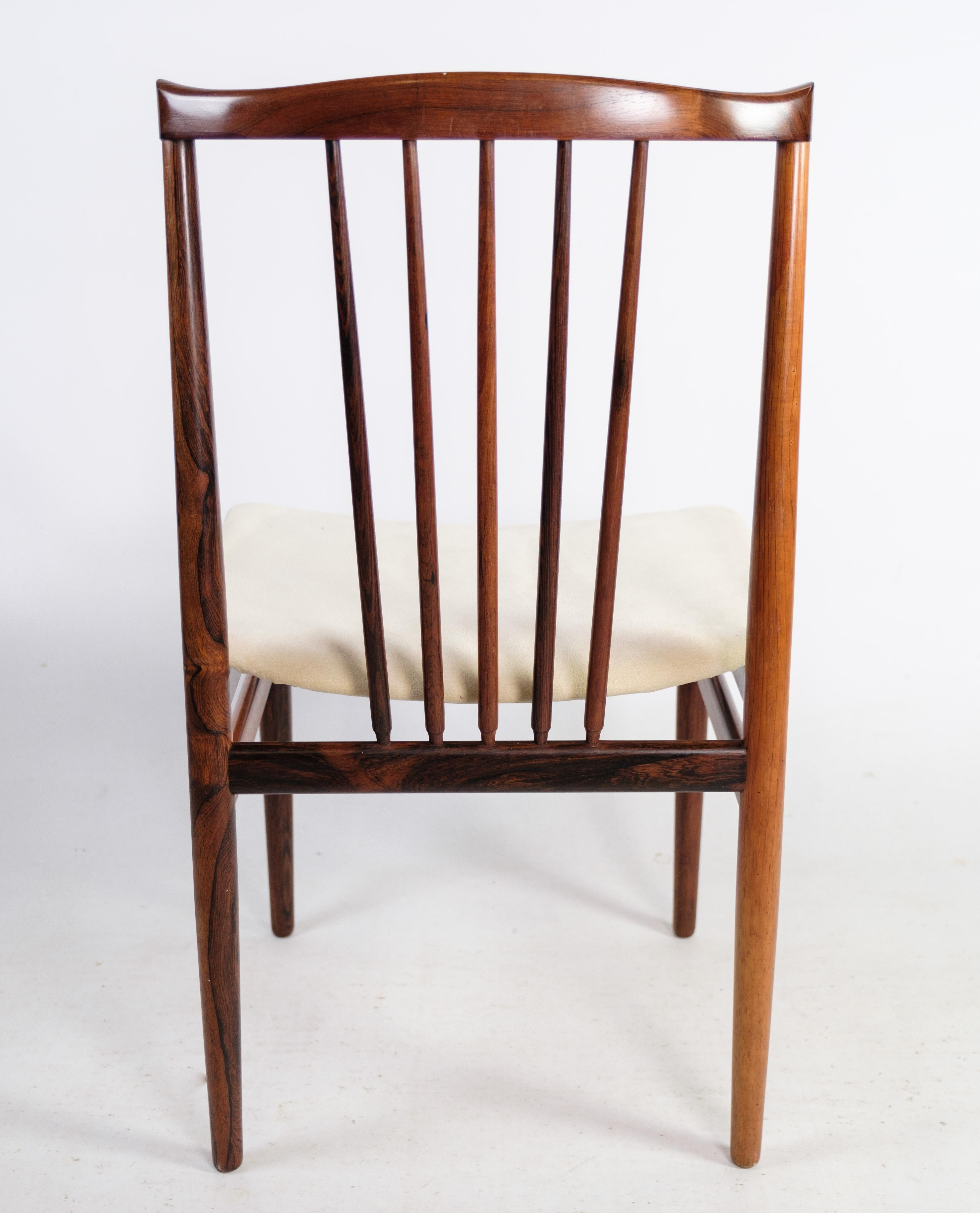 Set of 4 Rosewood Chairs By Henning Sørensen From 1968s For Sale 5