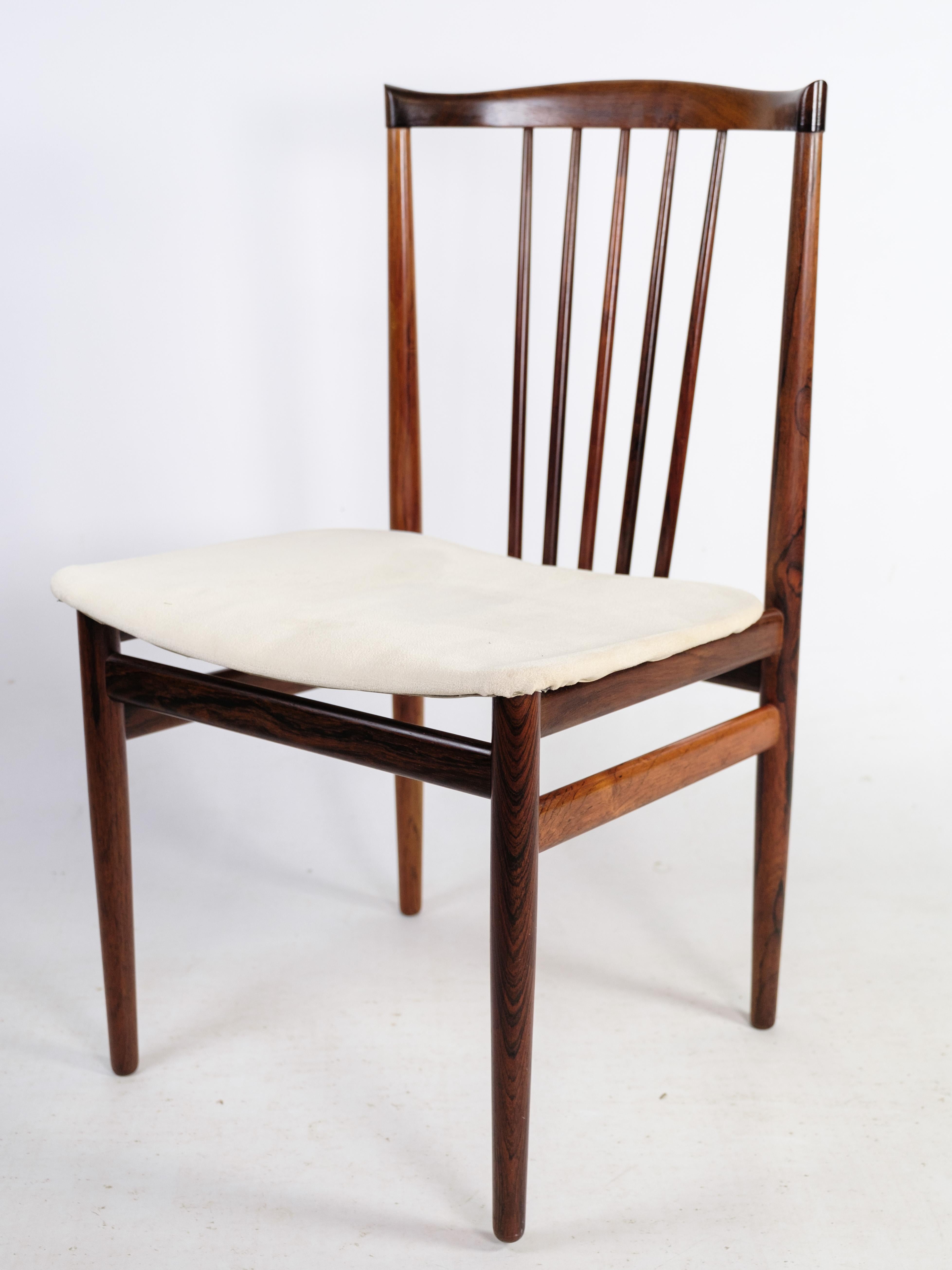 Set of 4 Rosewood Chairs By Henning Sørensen From 1968s For Sale 1