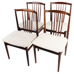 Vintage Set of 4 Rosewood Chairs By Henning Sørensen From 1968s