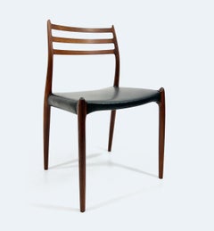 Set of 4 Rosewood Chairs No. 78 by Niels O. Møller for J.L. Møller Møbelfabrik