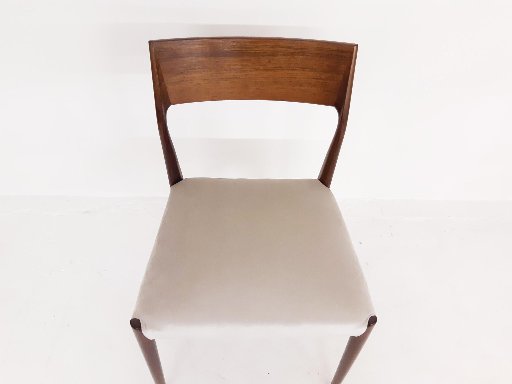 Set of 4 Rosewood Dining Chairs by Fristho, the Netherlands, 1960s 1
