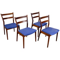Set of 4 Rosewood Dining Chairs by Helge Sibast