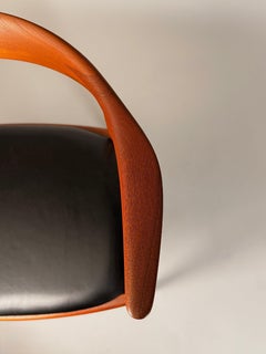 Set of 4 Round Chairs by Hans J. Wegner for Johannes Hansen