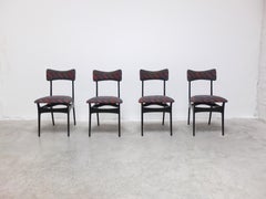 Satz von 4 Esszimmerstühlen „S3“ von Alfred Hendrickx für Belform, 1950er Jahre