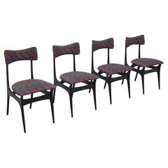 Juego de 4 sillas de comedor "S3" de Alfred Hendrickx para Belform, años 50