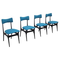 Ensemble de 4 chaises de salle à manger 'S3' par Alfred Hendrickx pour Belform, années 1950