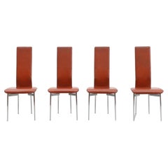 Set of 4 'S44' Chairs by Giancarlo Vegni & Gianfranco Gualtierotti for Fasem, 19