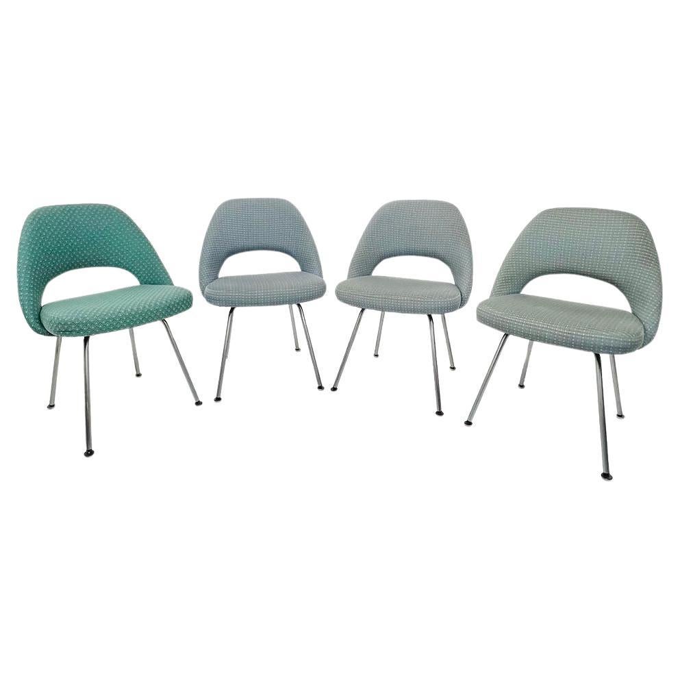 Set of 4 Saarinen Executive Side Chairs by Knoll 