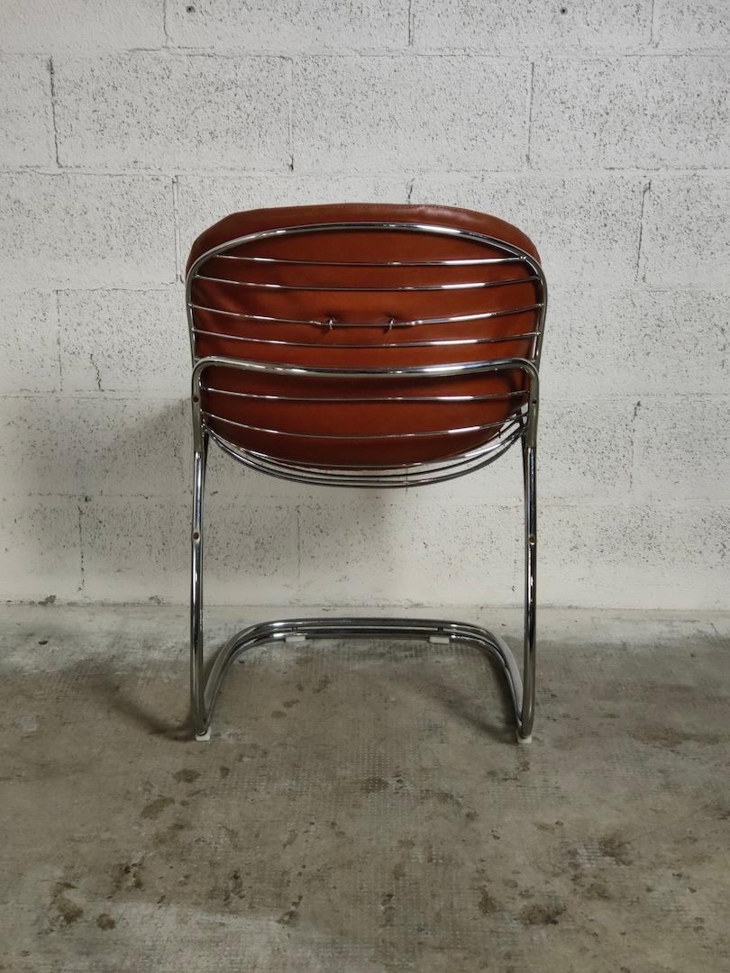 Set of 4 Sabrina Chairs by Gastone Rinaldi for Rima 70s, Italy 1