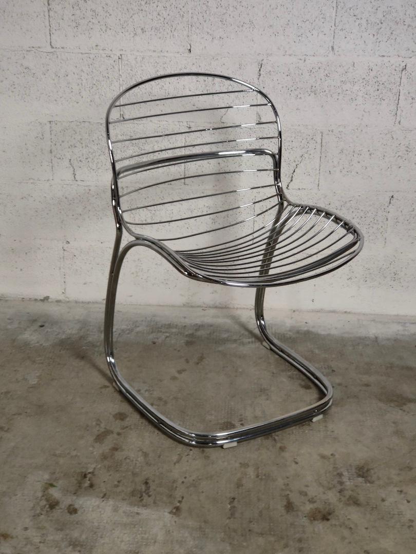 Set of 4 Sabrina Chairs by Gastone Rinaldi for Rima 70s, Italy 2
