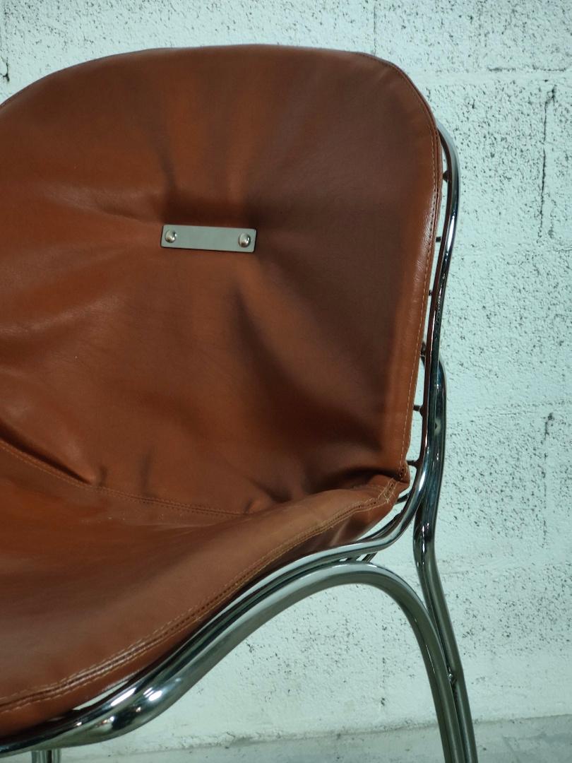 Set of 4 Sabrina Chairs by Gastone Rinaldi for Rima 70s, Italy 4