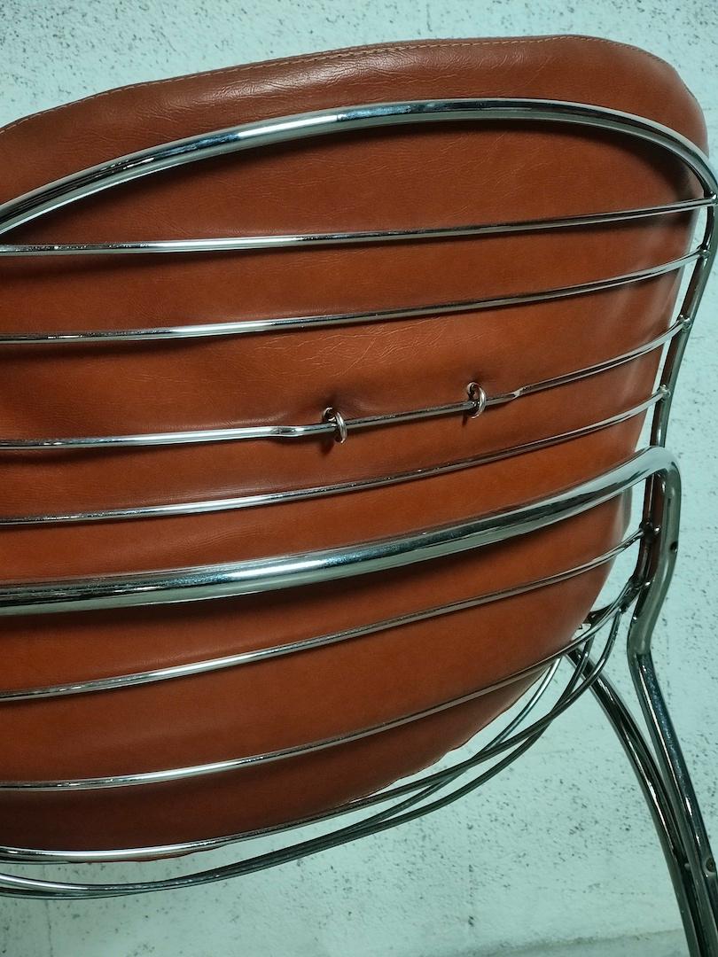 Set of 4 Sabrina Chairs by Gastone Rinaldi for Rima 70s, Italy 6