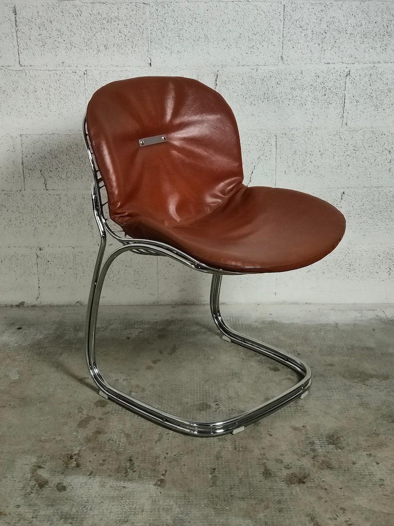 Set of 4 Sabrina Chairs by Gastone Rinaldi for Rima 70s, Italy In Good Condition In Padova, IT