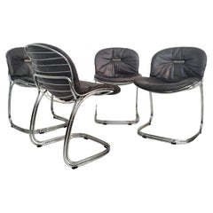 Set of 4 Sabrina Chairs by Gastone Rinaldi for Rima 70s, Italy