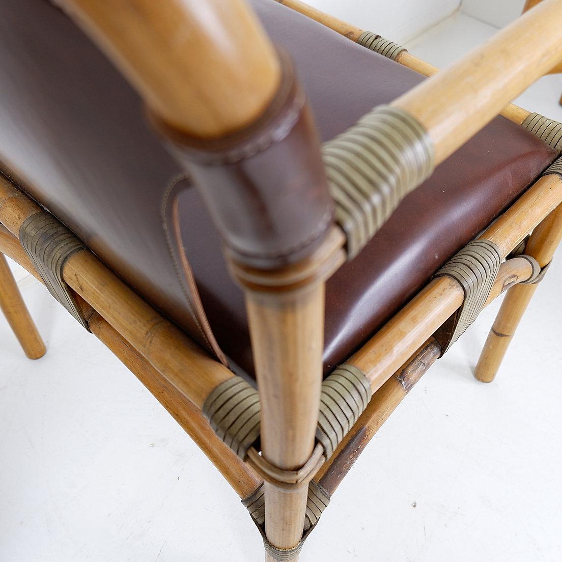 Ensemble de 4 fauteuils Safari - années 1960 en vente 1