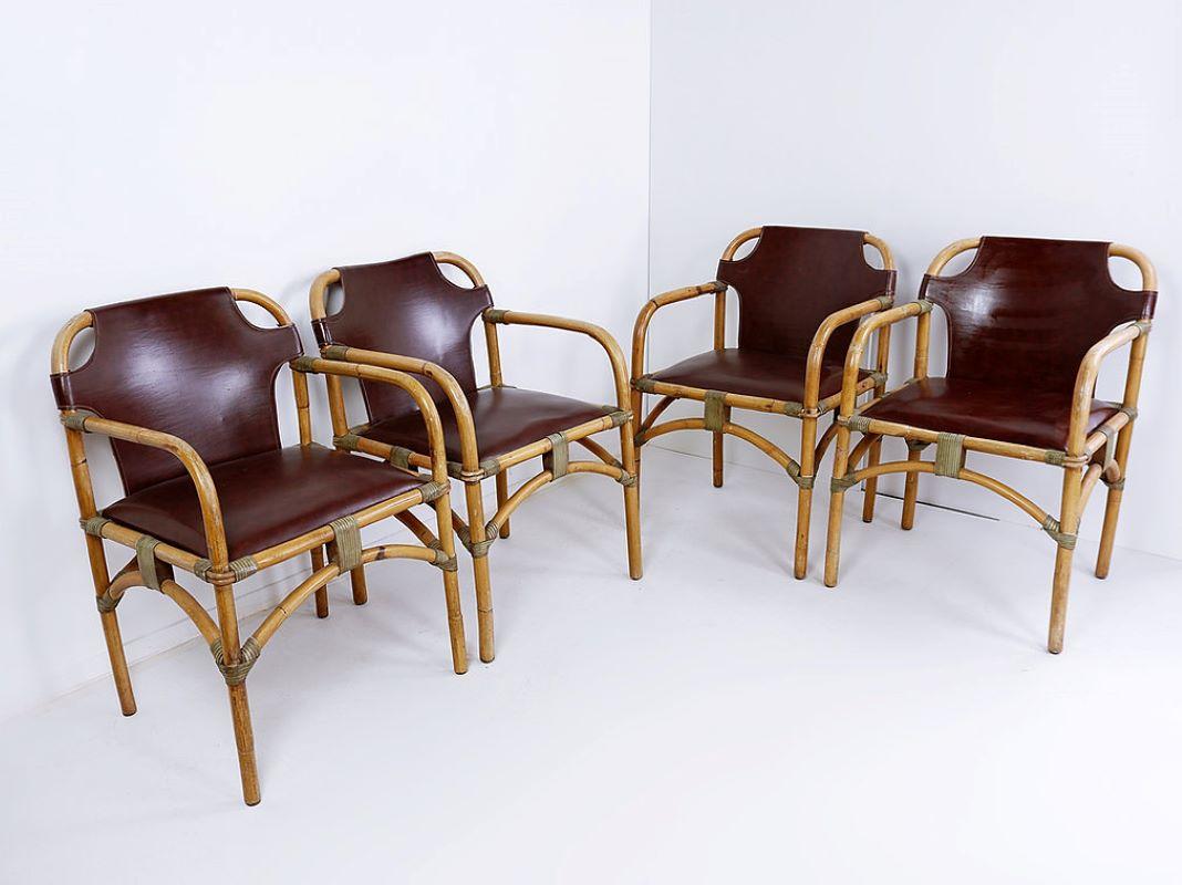 Set of four armchairs in the popular model 