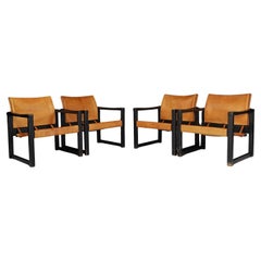 Juego de 4 tumbonas Safari de Karin Mobring para IKEA - Suecia, años 70
