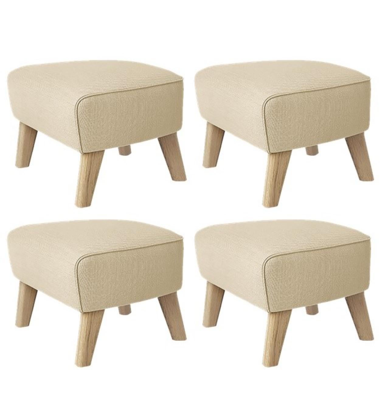 Juego de 4 reposapiés sahco zero de arena y roble natural by Lassen
Dimensiones: An 56 x Pr 58 x Al 40 cm 
Materiales: Textil
También disponible: Otros colores disponibles.

El reposapiés my own chair se ha diseñado con el mismo espíritu que la