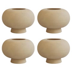 Set of 4 Sand Kabin Vase Fat by 101 Copenhagen