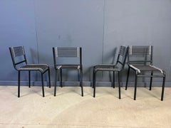 Set di 4 sedie da pranzo Sandow di Rene Herbst, anni ’80